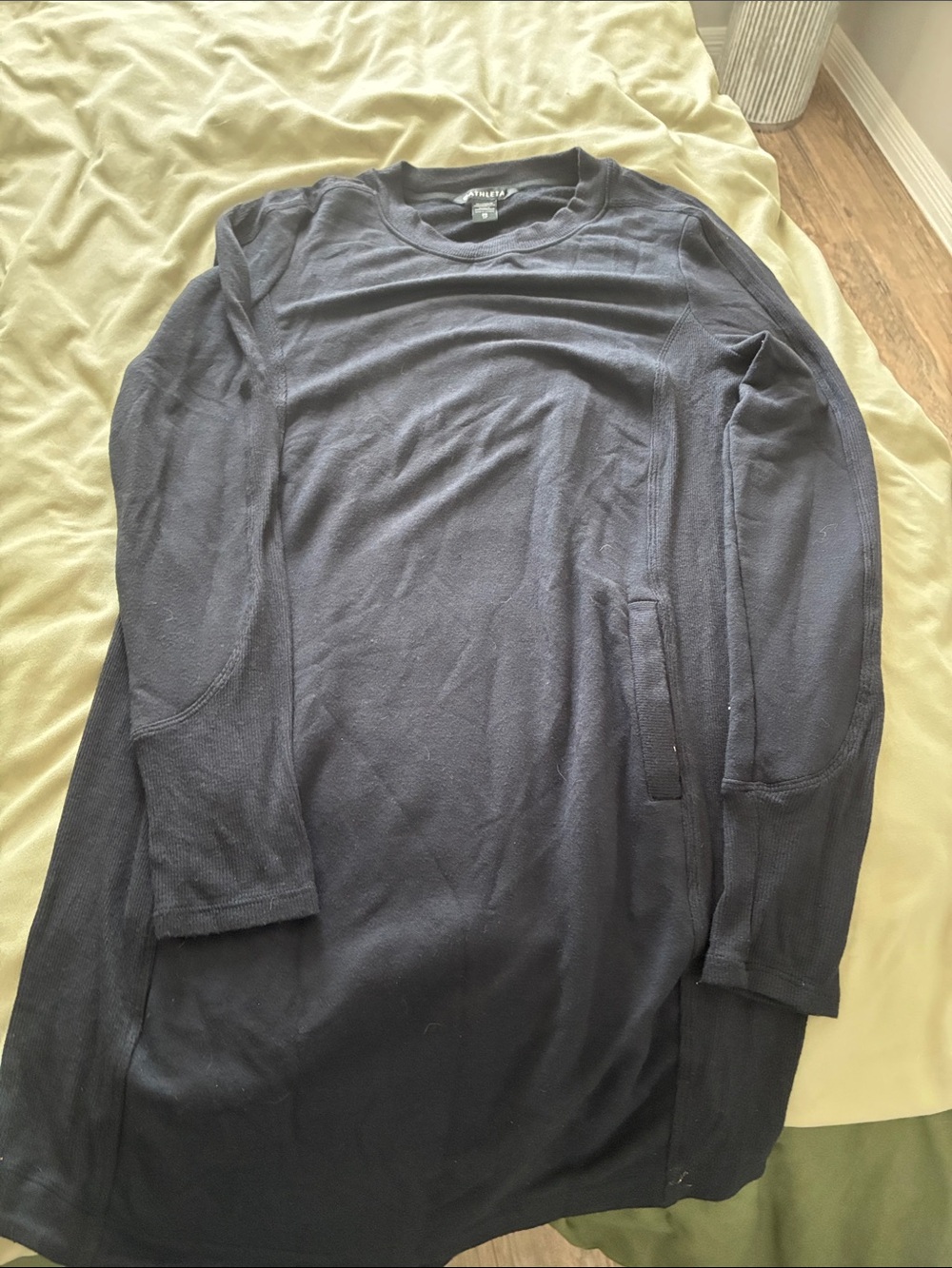 Womens Athleta Long Sleeve black athletic  Shirt